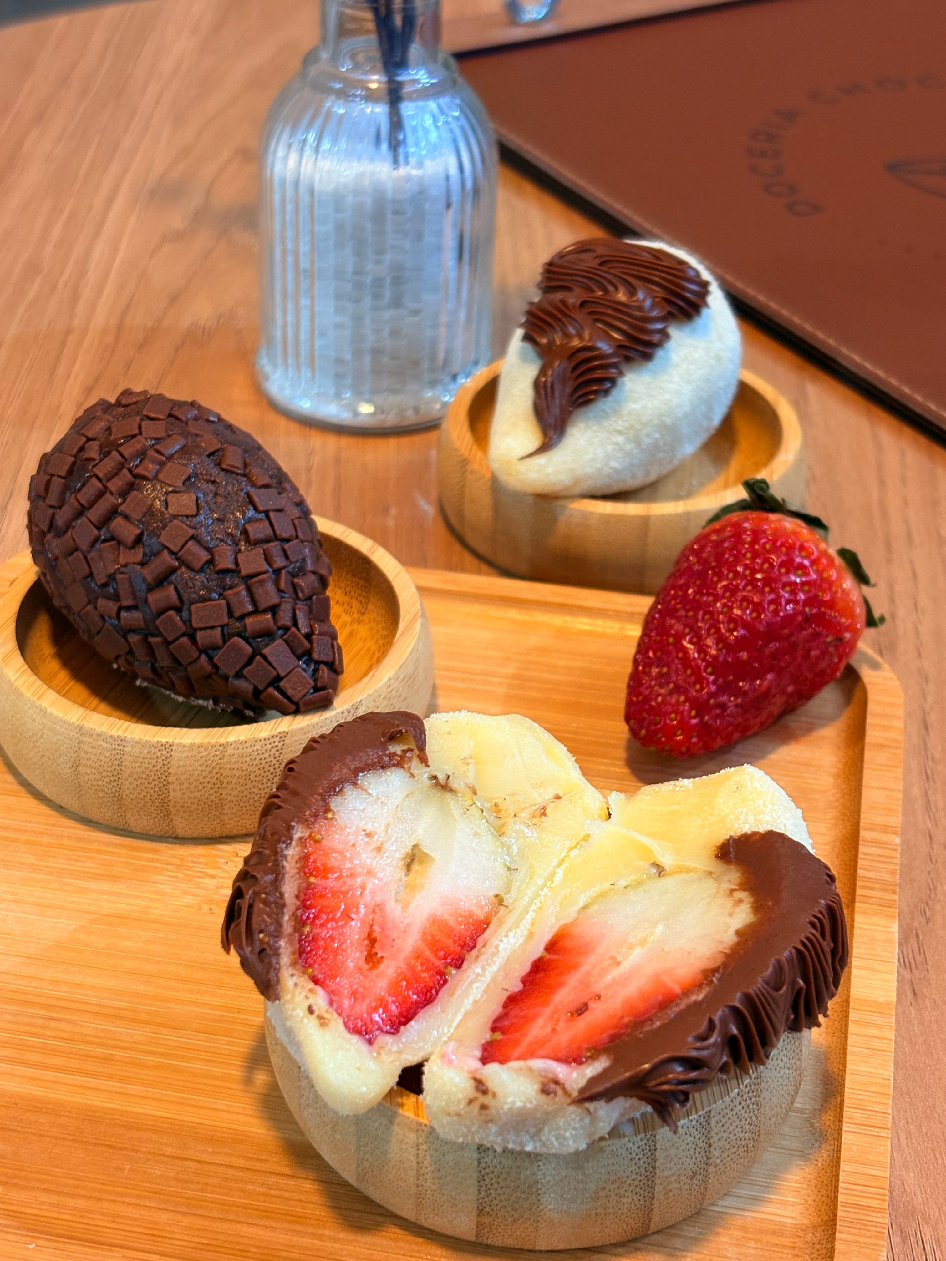 Coxinha de morango R$16,00